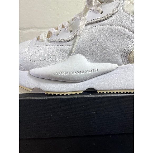 Adidas Y-3 Kaiwa G54502 White Leather Yohji Yamamoto Sneaker Men's 9 US/8.5 UK - Picture 9 of 12